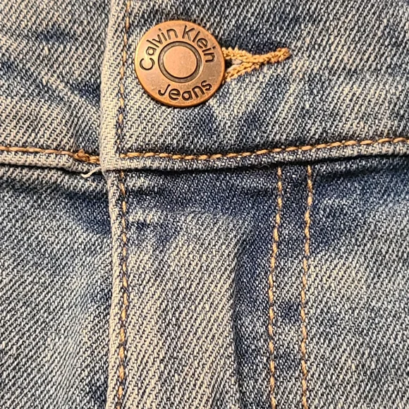 NWOT Calvin Klein blue jean skirt size 30 - Picture 12 of 13